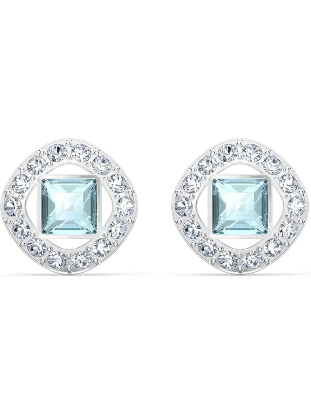 Elegant Crystal Stud Earrings - Angelic Design, Sparkling Jewelry for Any